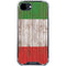 Italian Flag Dark Wood iPhone 16e Clear Case